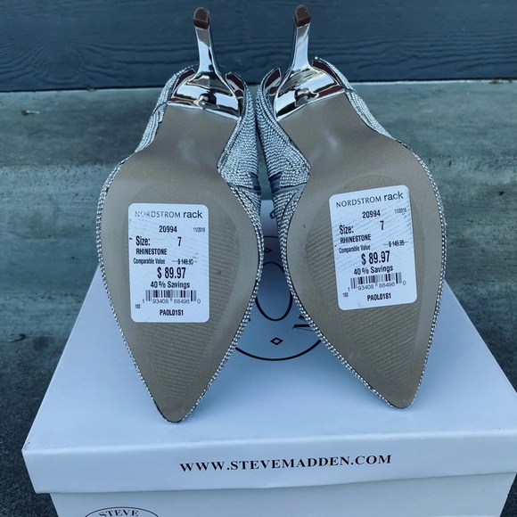 NEW Rhinestone booties women’s size 7 - Picture 7 of 9